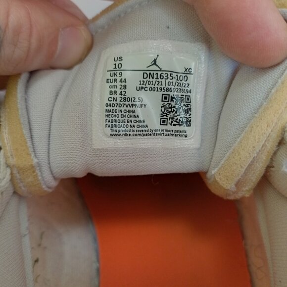 Size 10 - Air Jordan 1 SE Craft Low Inside Out nike - Picture 10 of 10